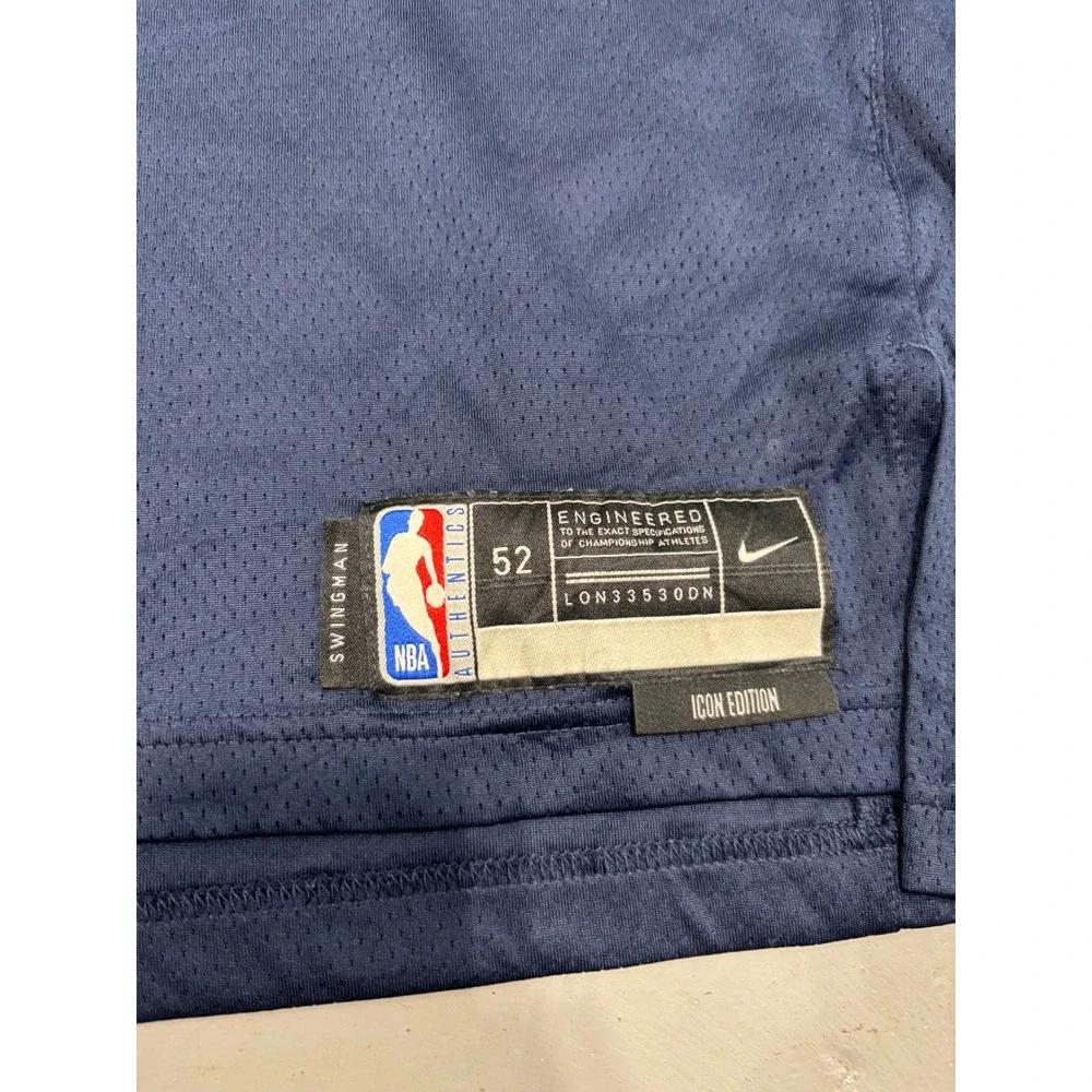 Nike Memphis Grizzlies Ja Morant 12 Icon Edition Swingman Jersey Navy Mens 52 XL